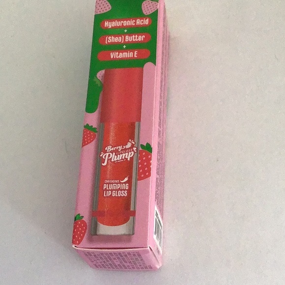 Rude Cosmetics Berry Plumping lip gloss Pink Sugar. Hyaluronic Acid Shea Butter - Picture 2 of 2